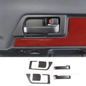 Carbon Fiber Steel Inner Door Handle Bowl Frame Trim For toyot@ FJ Cruiser 07-21 - Bild 1 von 9