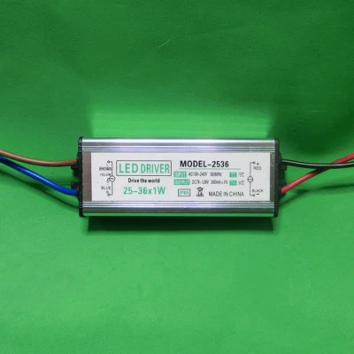 Waterproof AC LED Driver 25~36x1W Power Supply Light Lamp Bulb 25W 30W 36W DIY - Image 1 of 3