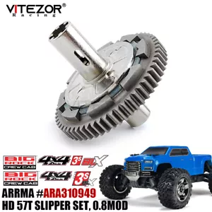 57T M0.8 Slipper Clutch Spur Gear ARA310949 For Arrma 1/10 BIG ROCK 3S BLX 4WD - Picture 1 of 10