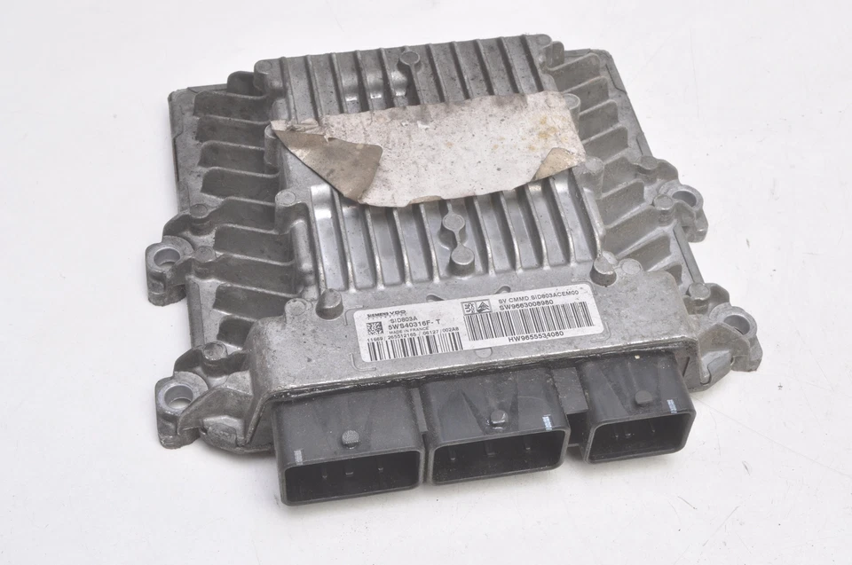 PEUGEOT 607 2.0 HDI 136CV Centralina Motore 9663008980 - Immagine 1 di 4