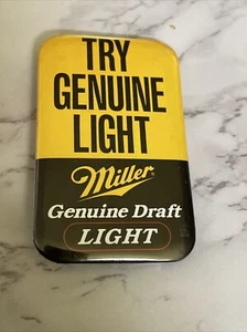 Vintage Miller Genuine Light Beer Pinback Button Pin Bee-14 - Picture 1 of 4