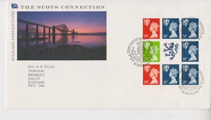 GB ROYAL MAIL FDC COVER 1989 SCOTS CONNECTION PRESTIGE PANE INVERNESS PMK - Picture 1 of 1