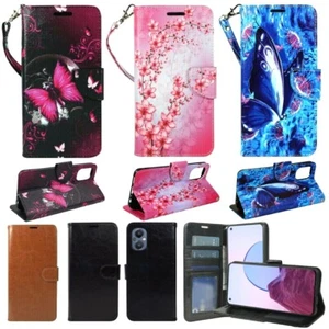 For OnePlus Nord N20 5G, PU Faux Leather Wallet Phone Case Flip Stand Strap Card - Picture 1 of 21