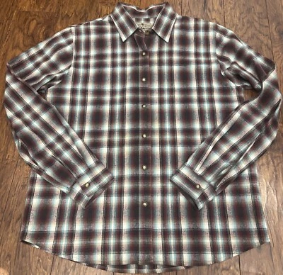 Camisa ajustada Powder River Panhandle para mujer M vaquero algodón perla chamarra a presión Foto 1 de 4