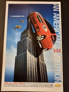 CHEVY AVEO Chevrolet "It's Surprisingly Big" King Kong ~Comic Page PRINT AD 2006 - Picture 1 of 1