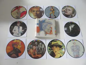 DAVID BOWIE Fashions ORIGINAL 10 x VINYL 7" PICTURE DISC SET IN WALLET BOW100 - Picture 1 of 24