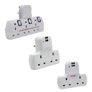 Innoteck Wandstecker Verlängerungsadapter Mehrfachsteckdose Stecker weiß - Bild 1 von 17