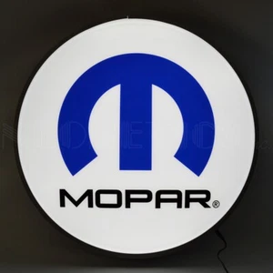 Neonetics 7MOPAR Mopar Omega M Backlit Led 15 Inches Neon Light Sign - Picture 1 of 1