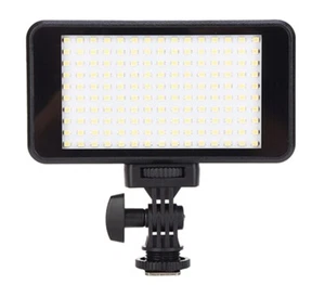 Luce video LED PDX 011A - 150 LED, dimmerabile, fotocamera e video - portatile con batteria - Foto 1 di 4