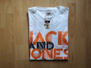 TEE SHIRT JACK & JONES Modèle NEW DNM TEE OPTICAL WHITE HOMME NEUF - Imagen 1 de 2