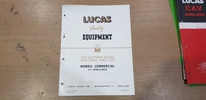 CV COMERCIAL MORRIS. CATÁLOGO DE EQUIPOS DE CALIDAD AMBULANCIA LUCAS DICIEMBRE 1949 - Imagen 1 de 6