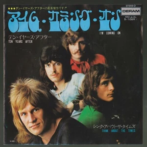 JAPANESE ALVIN LEE TEN YEARS AFTER "I'M COMING ON THINK ABOUT THE " 45 RPM DERAM - Picture 1 of 2