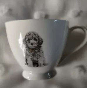 Coffee cup with the sweetest puppy on front of cup New Bone China Pet Shop - Picture 1 of 4