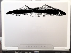 Armenian Ararat Noah Mountain khorvirap car truck laptop decal sticker 8" Black - Picture 1 of 1