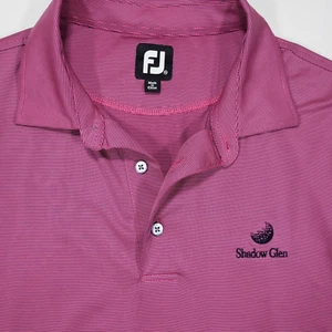 Polo de golf FootJoy XXL púrpura elástico manga corta Shadow Glen para hombre - Imagen 1 de 8