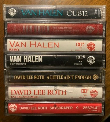Van Halen David Lee Roth Cassette Tape Lot 7 - Image 1 of 4