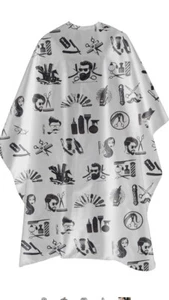Waterproof Hair Cutting Salon/Barber Cape -98-Large Disposable Apron - Picture 1 of 6