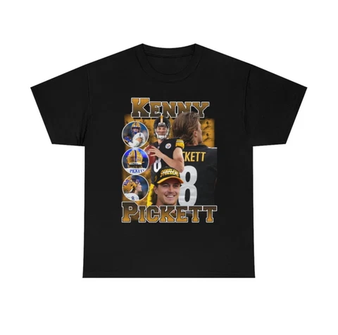 Kenny Pickett Pittsburgh Steelers Custom T Shirt For Fan Size S-3XL Cover