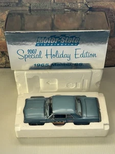 Motor State 2007 Special Holiday Edition 1965 Chevy Malibu SS Exact Detail 1/18 - Picture 1 of 24