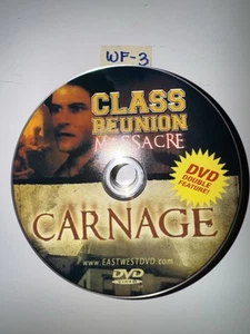 Class Reunion Massacre and Carnage DVD (DVD Double Feature) WF3 DISC ONLY - Picture 1 of 1