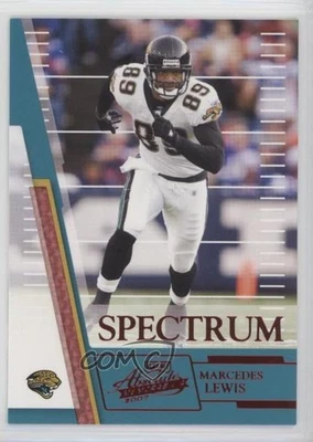 2007 Playoff Absolute Memorabilia Spectrum Red Marcedes Lewis #129 - Image 1 of 2