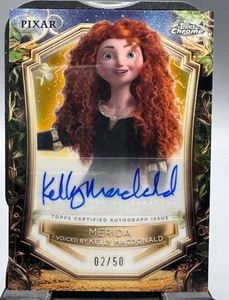 2025 Topps Disney Wonder Kelly Macdonald Voice of Merida Enchantments Autogramm 02/50 - Bild 1 von 2