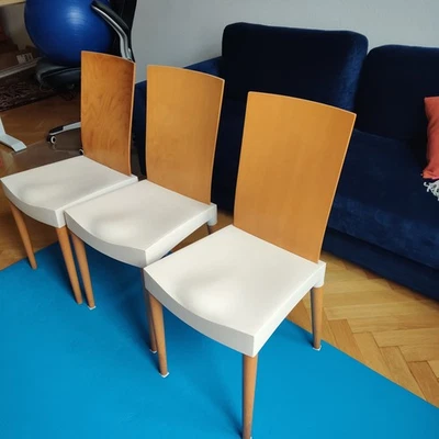 3er Set KARTELL Stuhl Miss Trip (Designklassiker von Philippe Starck) - Bild 1 von 3