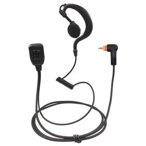 G-Shape Swivel Earpiece Headset with in-Line PTT Button for Motorola Two-Way ... - Picture 1 of 7