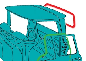 Brothers Trucks RWG87DX Rear Window Seal - Chrome - Picture 1 of 1