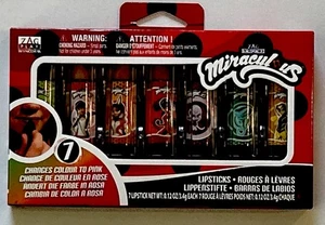 Juego de lápices labiales cosméticos Ladybug - 7 lápices labiales perfumados con frutas que cambian de color para niños - Imagen 1 de 8