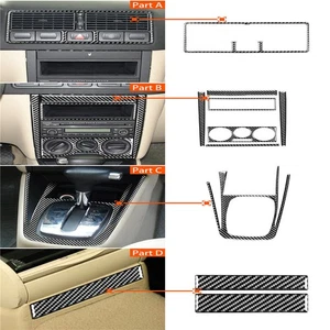 10X Central Control Gear Shifter Panel Trim For VW Golf4 GTI Jetta MK4 1999-2004 - Picture 1 of 11