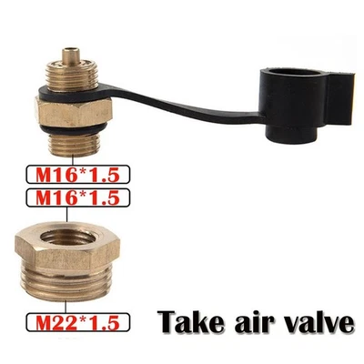 M16x1 5 For Air valve for Truck For Air Reservoir with Copper Integral Molding - Image 1 of 4