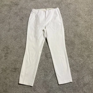 Rag & Bone Pants Womens Size 10 Ankle Rear Zip Zipper White Preppy Made In USA - Picture 1 of 13