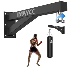 Staffa per Sacco da Boxe, Staffa da Parete Resistente per Casa o Palestra Kickboxing - Foto 1 di 7