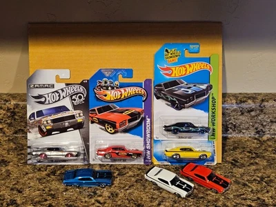 Hot Wheels Lote de 7 1970 Buick GSX '70 Muscle Mania Showroom GM Zamac Milodon Foto 1 de 3