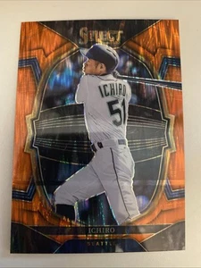 2023 Panini Select Ichiro Suzuki Orange Flash #36 Seattle Mariners  - Picture 1 of 2