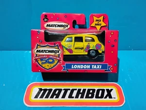 2002 MATCHBOX CARBODIES LONDON TAXI FX4R MB174 ACROSS AMERICA 50th BIRTHDAY - Picture 1 of 9