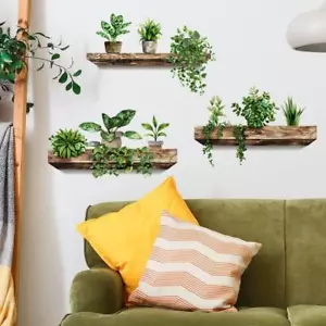 Creative Wall Stickers Potted Plant Decals Self-adhesive Removable Wall Mural - Picture 1 of 24