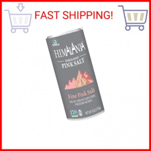 Natierra Himalania Himalayan Fine Pink Salt Shaker | Unrefined & Non-GMO | 6 Oun - Picture 1 of 2