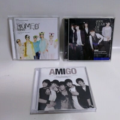 CD+DVD SHINee Japan License Album Set of 3 ROMEO 2009 Year of us AMIGO - Image 1 of 4