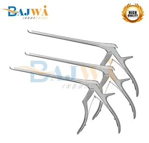 3-teiliges Set KERRISON Rongeurs 7, 1 mm, 2 mm, 3 mm bis 45 Grad Orthopädie Instrument - Bild 1 von 6