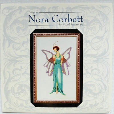 Jade Blue Cross Stitch Chart by Nora Corbett Spring Garden Collection NC137 - Image 1 of 4