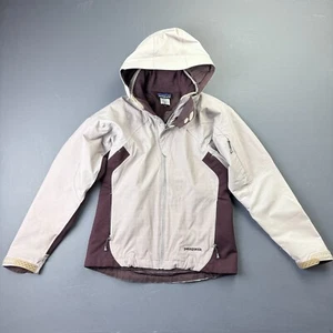 Chaqueta impermeable para mujer Patagonia H2No XS, con capucha, bolsillos con cremallera, dos tonos 3236 - Imagen 1 de 12