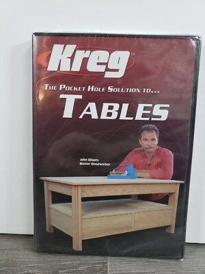 NEW SEALED Kreg Tools The Pocket Hole Solution to Tables DVD John Sillaots - Image 1 of 4