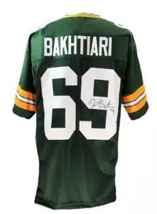 David Bakhtiari Autographed Green Bay Packers Custom Jersey JSA 186827 - Picture 1 of 5