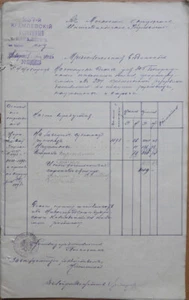 Ejército ruso. 1904. 305º Regimiento de Infantería Bogorodsky. Declaración y exigencia  - Imagen 1 de 8