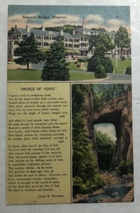 Natural Bridge, Virginia Postcard (J1) - Picture 1 of 2
