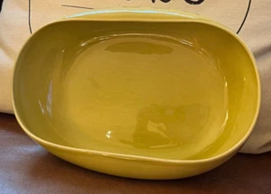 Piatto ovale per verdure vintage Russel Wright Chartreuse American Modern di Steubenville - Foto 1 di 7