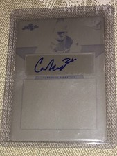 COBY MAYO 2019 Leaf Perfect Game AUTOGRAPH PRINTING PLATE #1/1 BALTIMORE ORIOLES