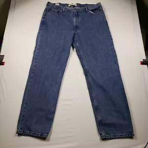 Levis 550 Jeans Men 42x34 Blue medium wash cotton relaxed fit denim - Picture 1 of 14
